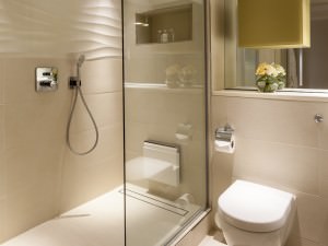 Cheval Three Quays luxury apartments bathroom