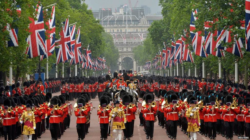 Trooping the colour London 2015