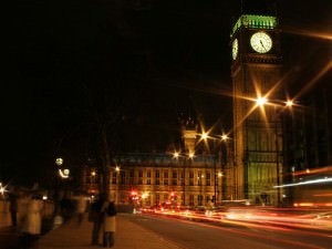 Big Ben with London apartments